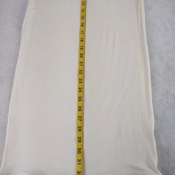 Sexy Mama Maternity Off White Dress Size 2 (NWT) - Picture 8 of 10